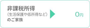 非課税所得のご家族 利用料0円